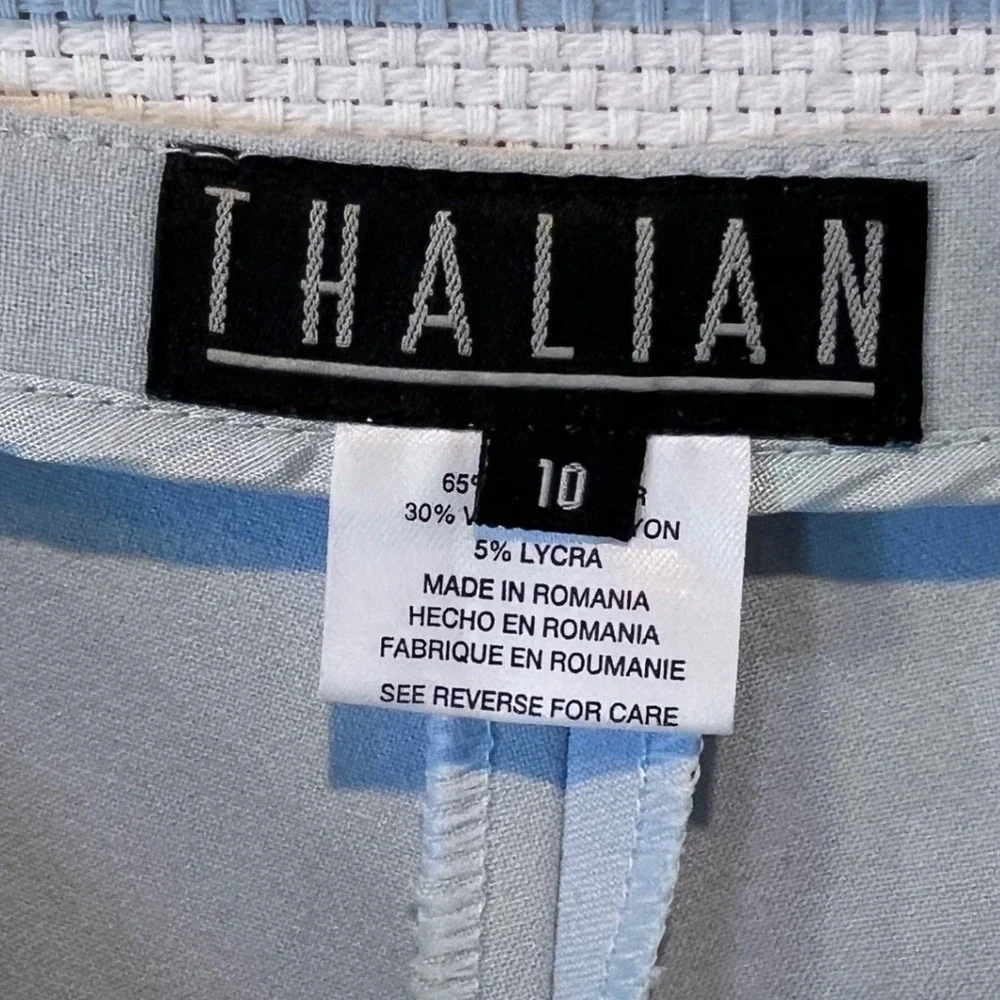 Thalian Womens Light Blue 2 Piece Knit Sweater and Pants‎ Set Size 10 Romania